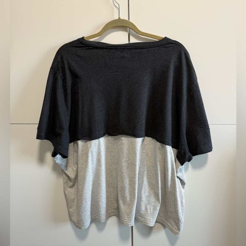 Ganni Basic Jersey Re-cut T-shirt - Phantom - Picture 3 of 5